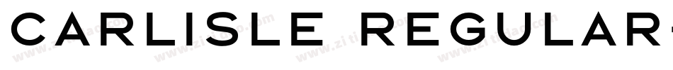 Carlisle Regular字体转换